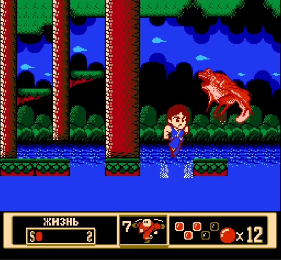 Jackie Chans Action Kung Fu - геймплей игры Dendy\NES